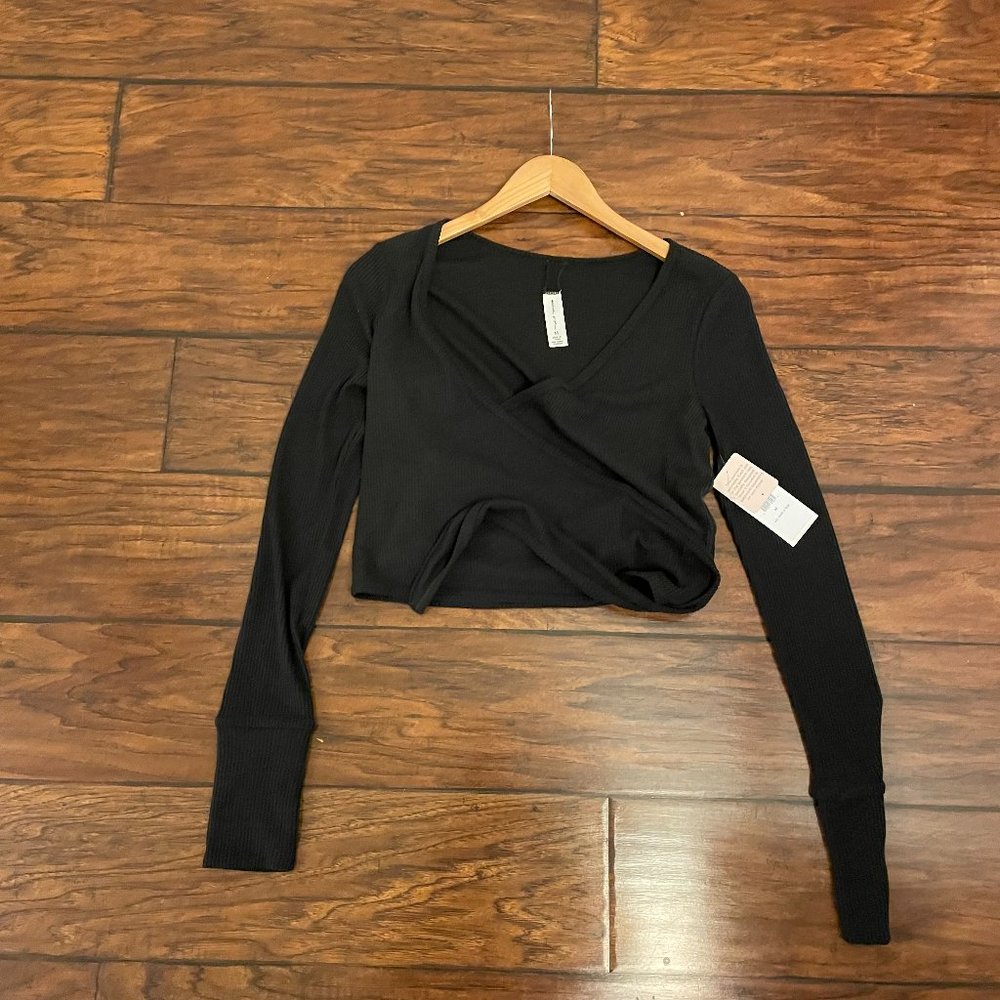 Spiritual Gangster Ballet Wrap Sweater